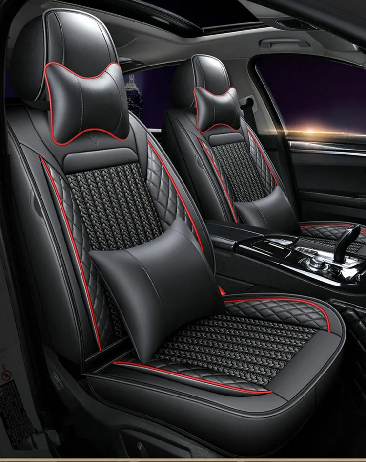 

Хорошее качество, чехлы на передние и задние автомобильные сиденья для Mercedes Benz GLC 200 220d 250 300 2022-2015, дышащая подушка сиденья, чехол на сиденье