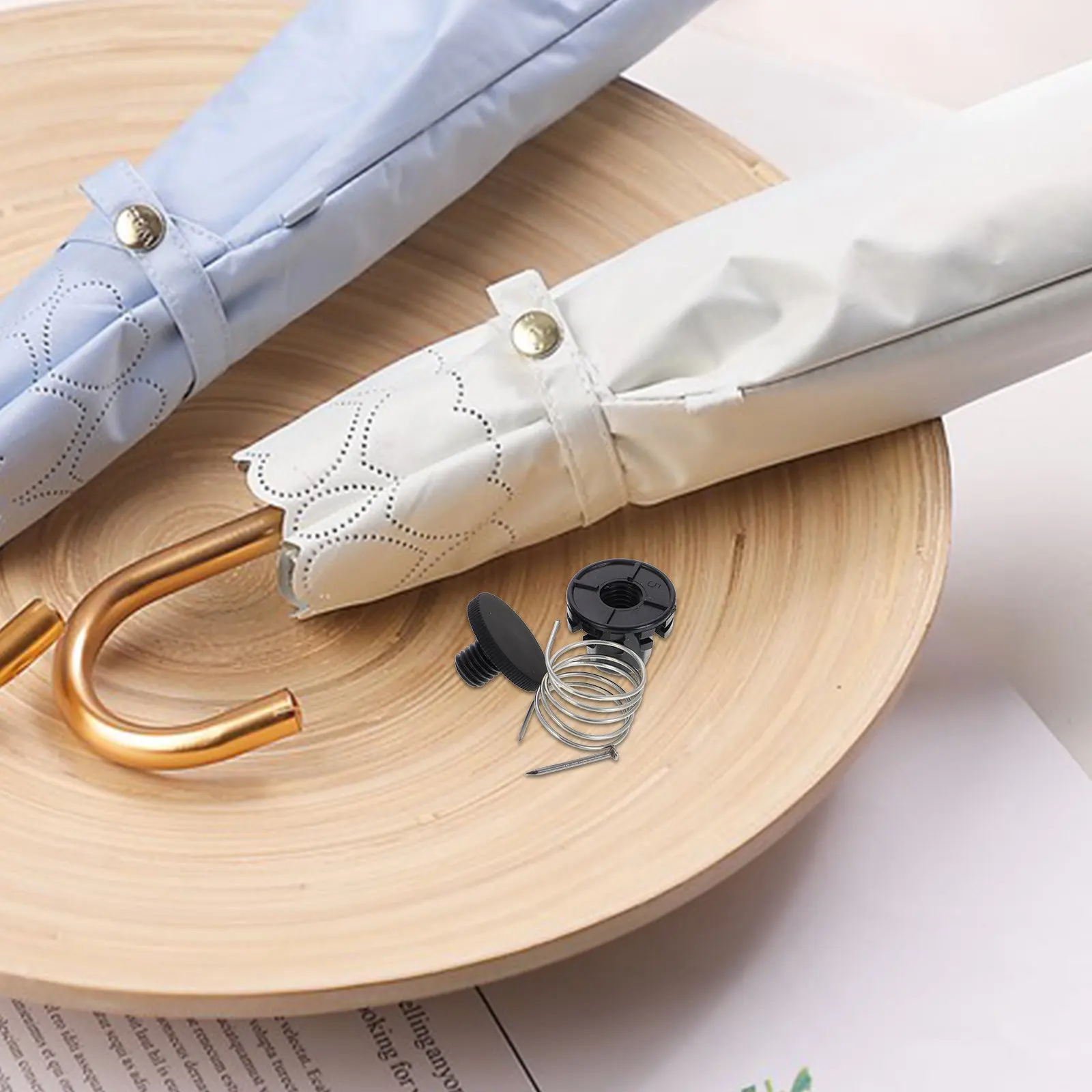 Folding Umbrella Top Head Fixed 10 Slot Insert Adapter Replacement Outdoor Patio Garden Umbrella Repair Parts Stable Frame