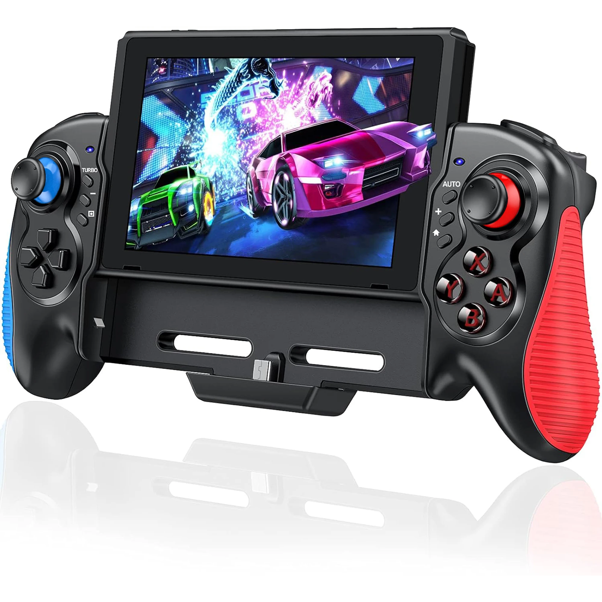 

Dual Color Wired Gamepad with 6-axis Somatosensory and Dual Vibration For N-S Gaming Console STK-7037A&B