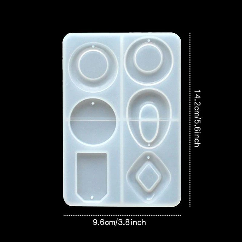 

91AC 89Pieces Pendant Mold Making for Beginners Necklace Keychain Pendant DIY