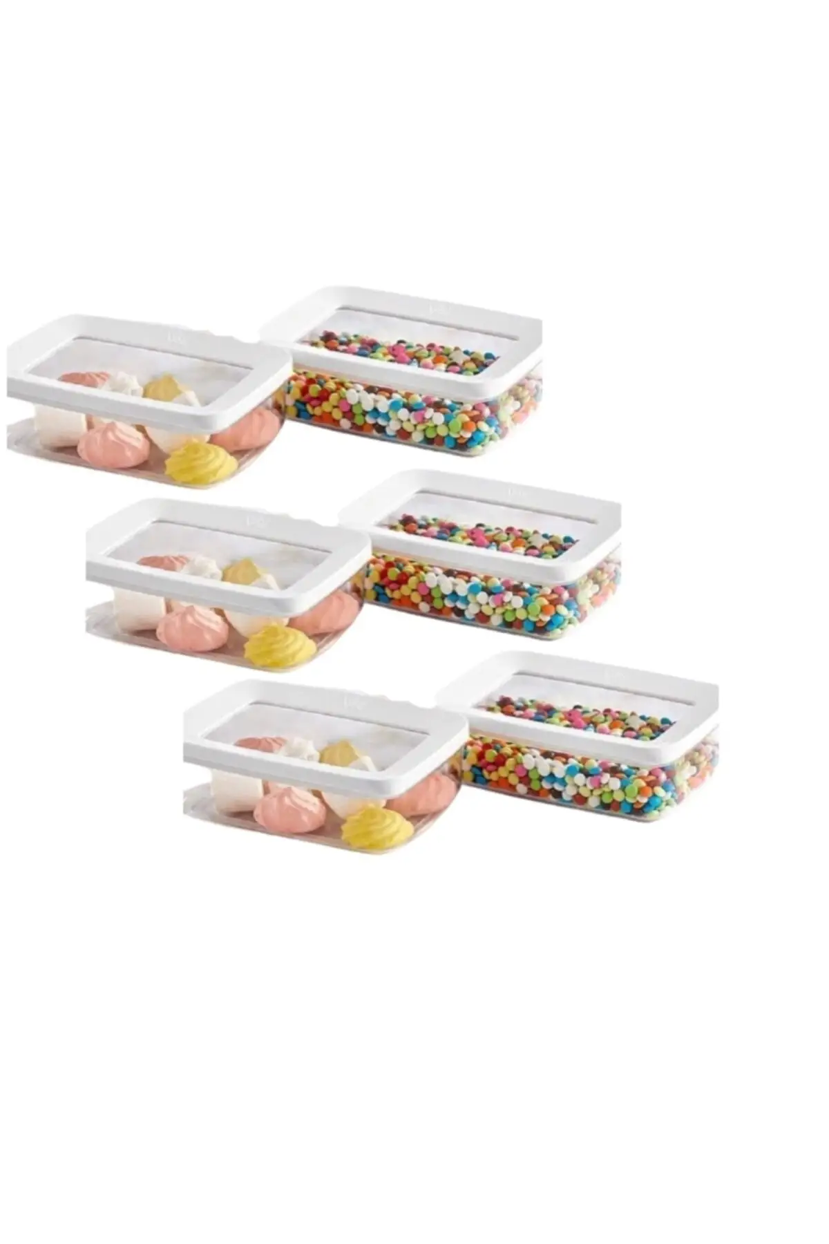 DOLBOVI 6 pcs 600 ml rectangular storage container