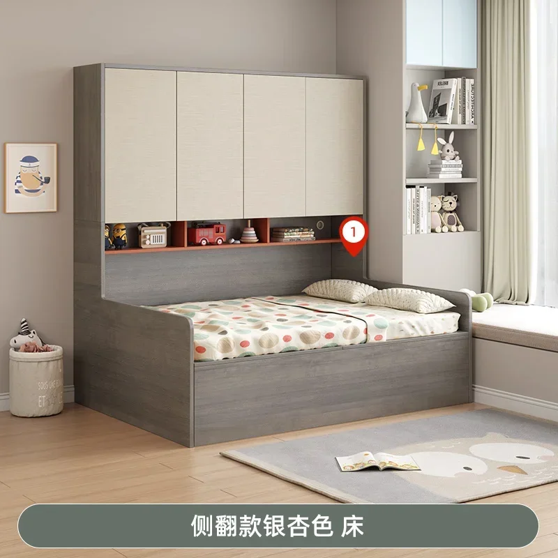 Letto per bambini multifunzionale personalizzabile con armadio Letto combinato integrato Letto per bambini per piccoli appartamenti