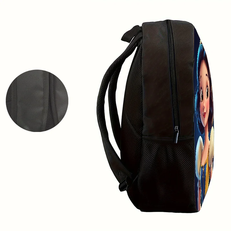 1pc Snow White bust printed backpack, student backpack, gift, suitable for daily commuting use