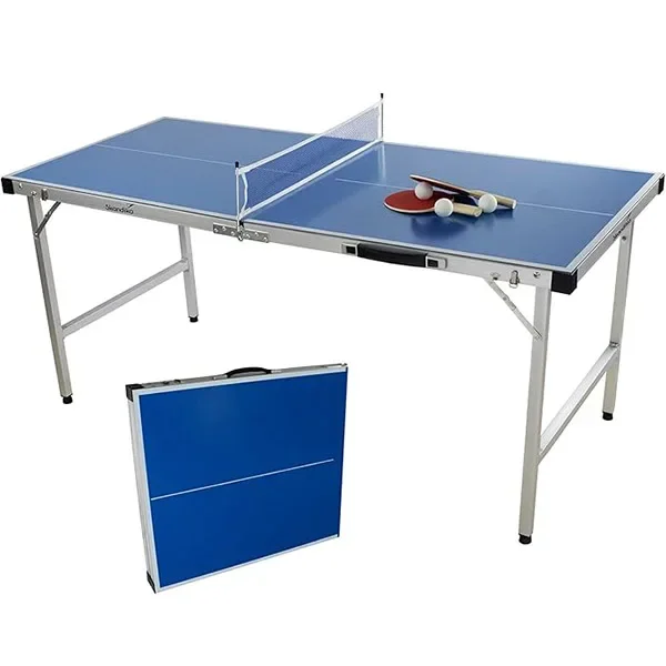 

Outdoor Indoor Foldable Children Table Tennis Table with Table Tennis Rackets Net and Ping Pong Balls for Training or Home Use