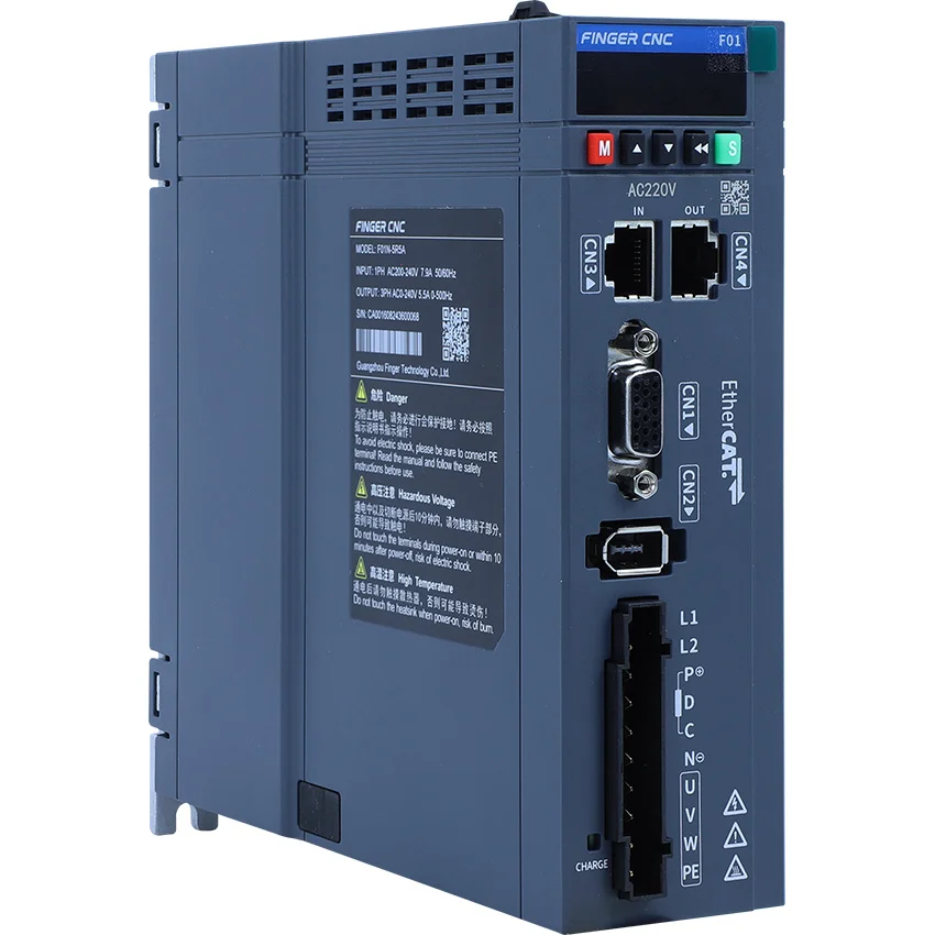 مرحلة واحدة 220 فولت الصف محرك سيرفو مخصص 750 واط محرك سيرفو عدة محرك سيرفو Ethercat مع الفرامل للنظام الآلي