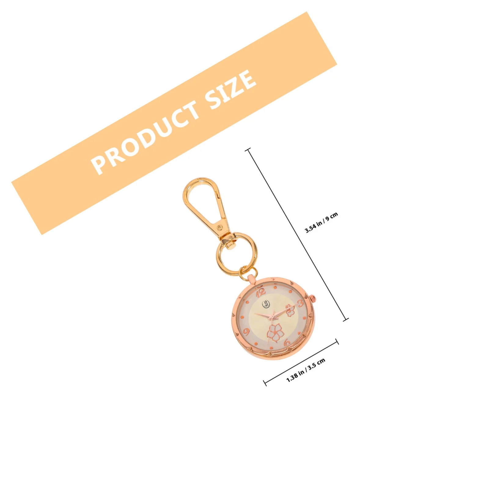 المفاتيح جيب سبيكة ممرضة كليب الصدر ووتش للأطباء الممرضات النساء المهنيين فوب ووتش مشبك التصميم #2