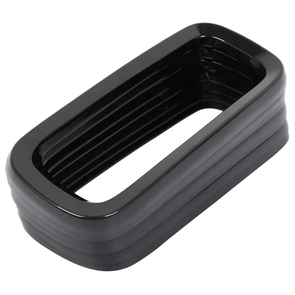 7Pcs Bright Black Front Grille Inserts Sticky Grill Cover Frame Trims Kit For Jeep Renegade 2015-2018-A67F - view 2