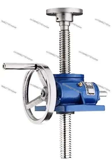 SWL1T/SWL2.5T Screw Rod Elevator Hand-Cranking Leading Worm Leading Screw Lift Manual Lifting Platform Handwheel Lifting Reducer