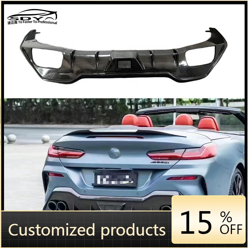 

G14 AC Style Высококачественный задний диффузор из углеродного волокна, задний бампер для 8-й серии G14 G15 G16