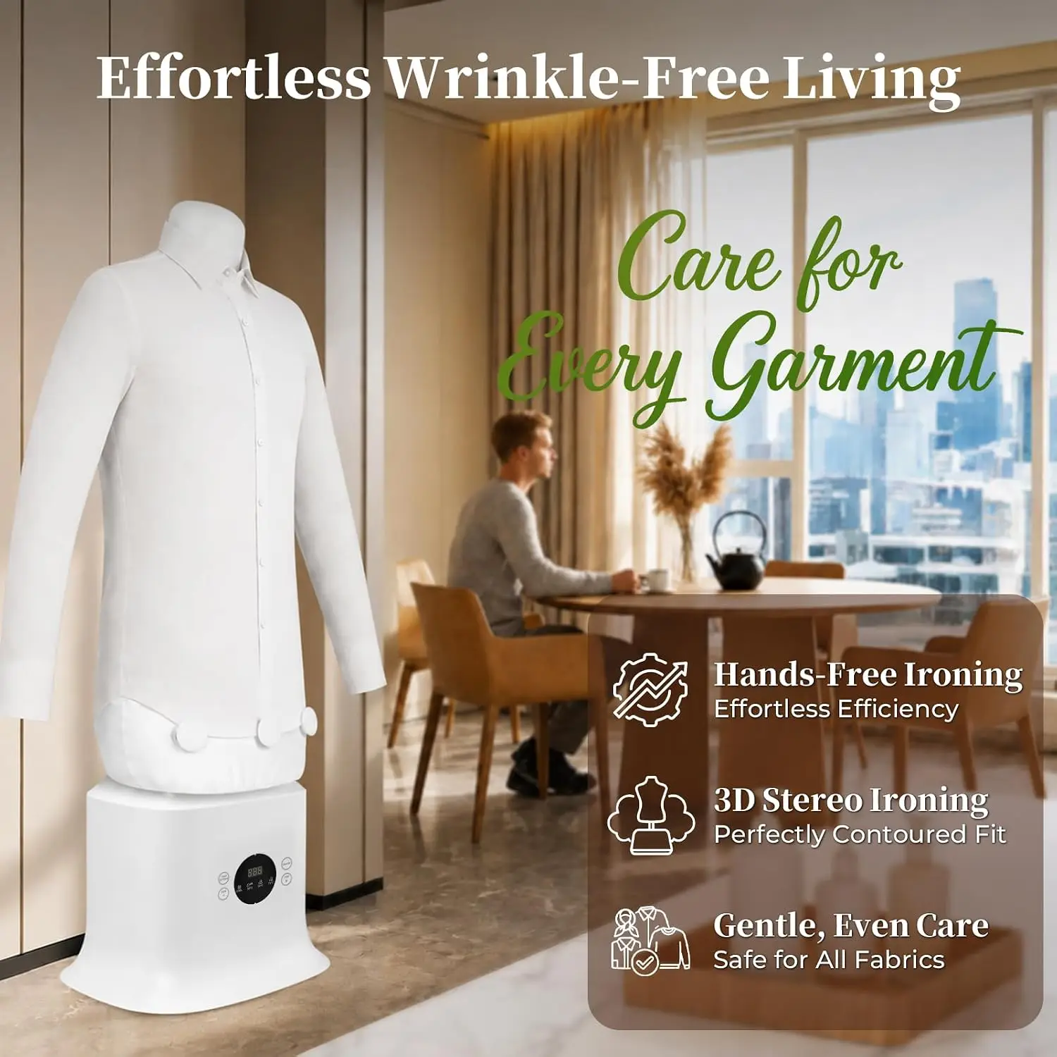 Automatic Hat Care Device, Cap Cleaner and Shaper with Steam Cleaning, Ironing and Rapid Drying, One-Touch Operation Restores Deformed Hats