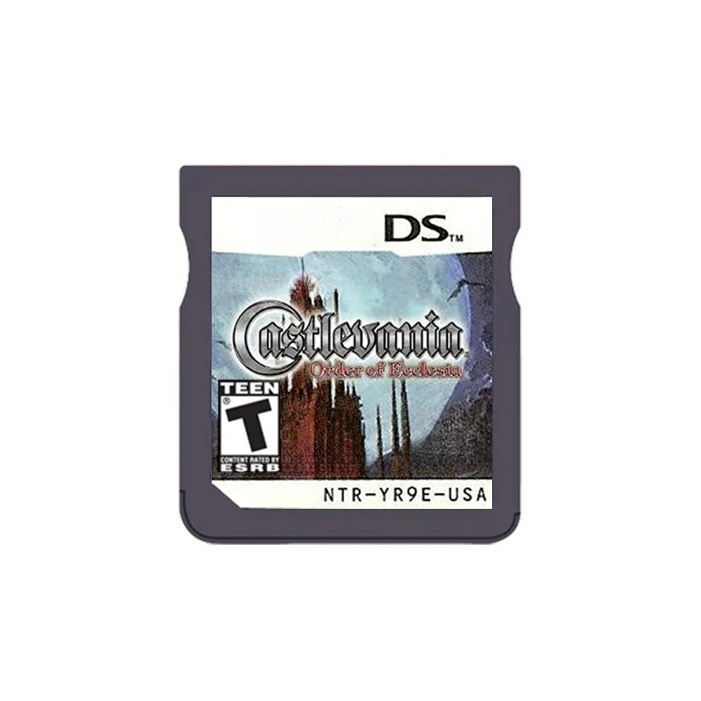 Cartuchos de jogo NDS Castlevania Series Castlevania Roubado Gravura Labirinto Galeria Cangyue Cross Jogo em inglês