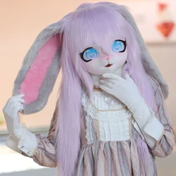 Fursuit Kigurumi Mask Cosplay Furry Costume Sweet Lolita Lop Ear Rabbit Animal Doll Kig Paws Head Base Fursuit Cosplay Costume