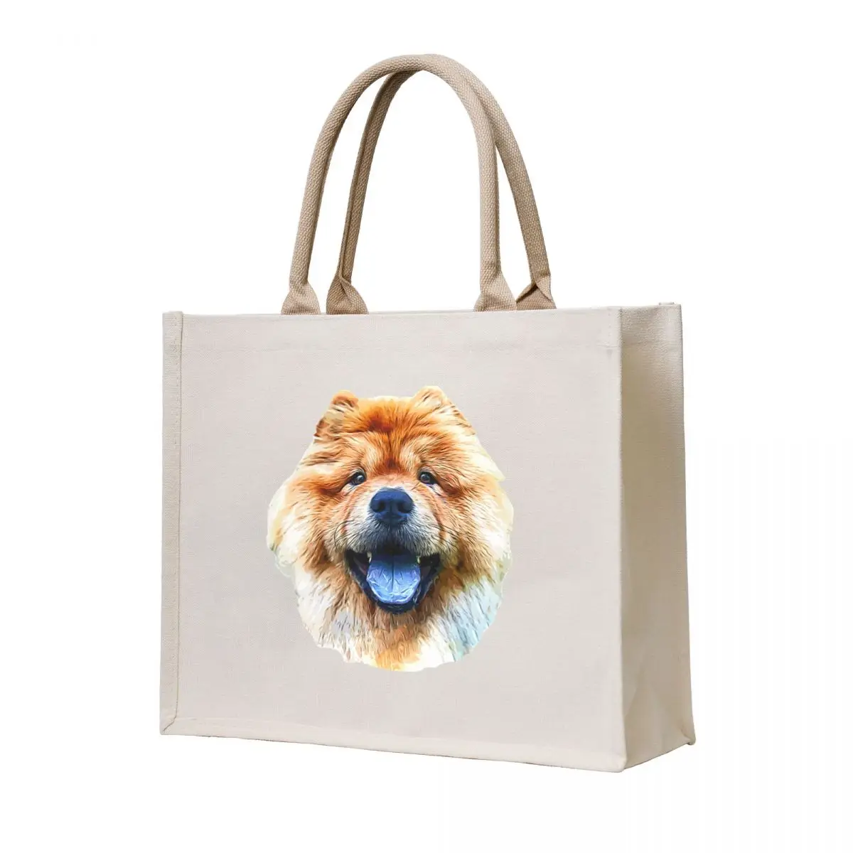 

Chow Chow Dog Head Art Tote Bag great bag Canvas shoping bag Canvas stote