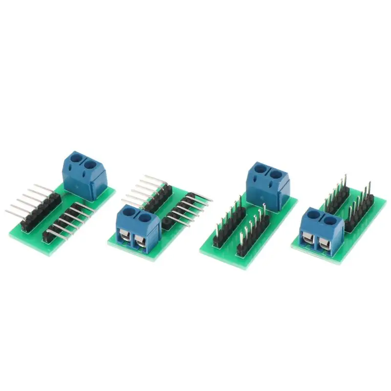 2/4Pcs 2P to 12P Pin Cable Adapter Module Straight Curved Needle Connector for Student Electronic Experiment Projects