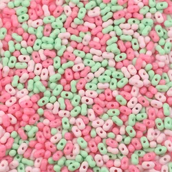 1000-300pcs Cream Color 6x3mm Peanut Meter Shape Acrylic Loose Spaced Beads For Jewelry Bracelet Making Fresh Cream Necklace DIY