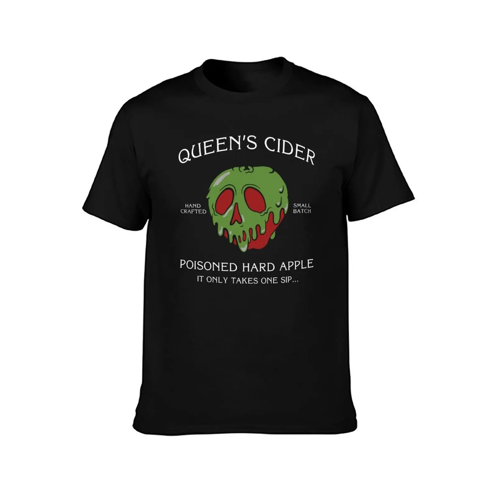 Queen's Cider Poisoned Hard Appple Halloween T-Shirt custom shirt cotton graphic tees hippie clothes mens funny t shirts