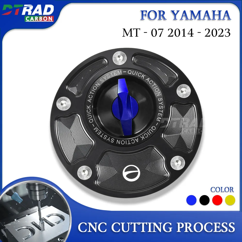 

For YAMAHA MT-07 MT 07 2014 - 2023 MT07 Accessories Fuel Tank Cap CNC Aluminum Alloy Open Without Key Gas Tank Cap Conversion