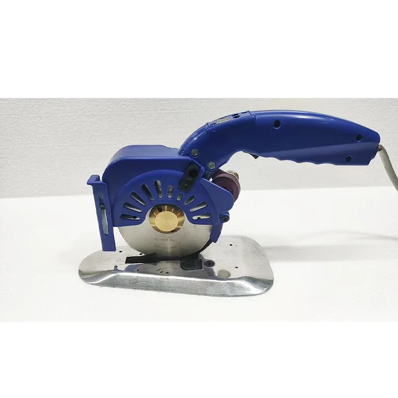 220V Round Knife Cutting Machine 300W/250W Iron Core Metal Shell for Multi-Fabric Cutting