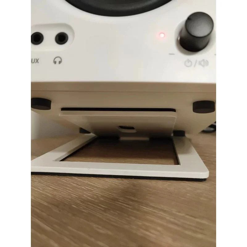 WYORESY for Edifier (MR4/R1080BT/S880/N300) All-Metal Desktop Base Shock Absorption Anti-Sway Hollow Vent Stable
