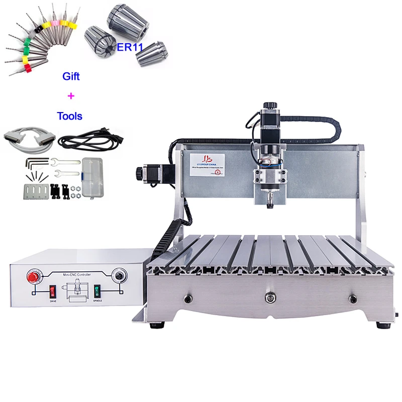 

Cheap CNC Wood Carving Machine 500W PCB Milling Ball Screw Router 6040