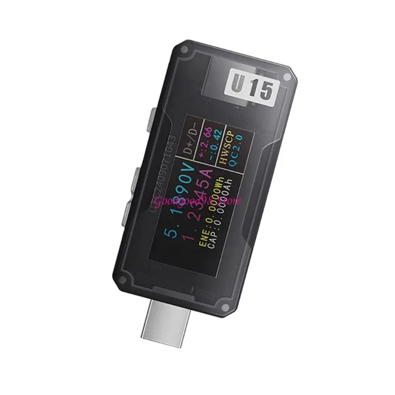 Handheld Power Meter For Charging Devices Features Real Time Data Display And Wide Compatibility With USB A And Type C Port 