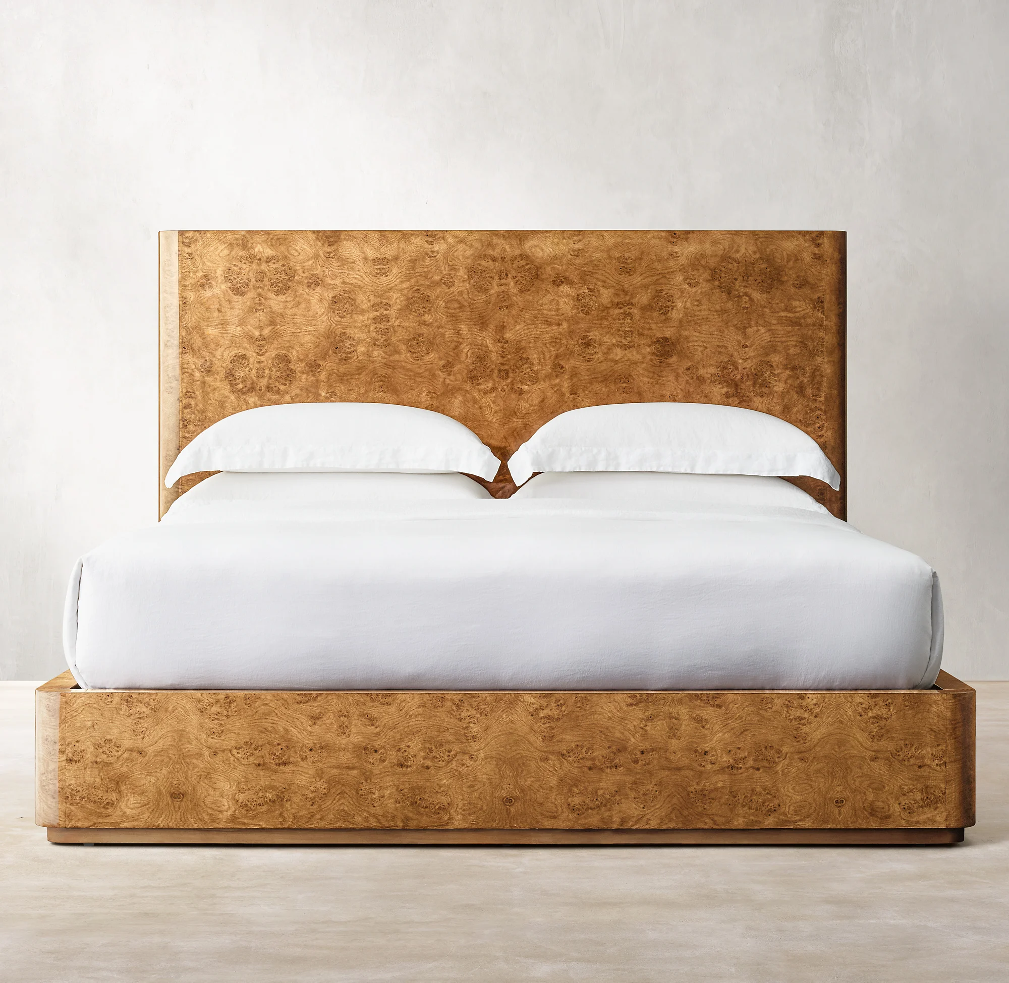 

RH American tree tumor bark craft double bed French oak wedding bed retro simple 1.8 meters small apartment light luxury