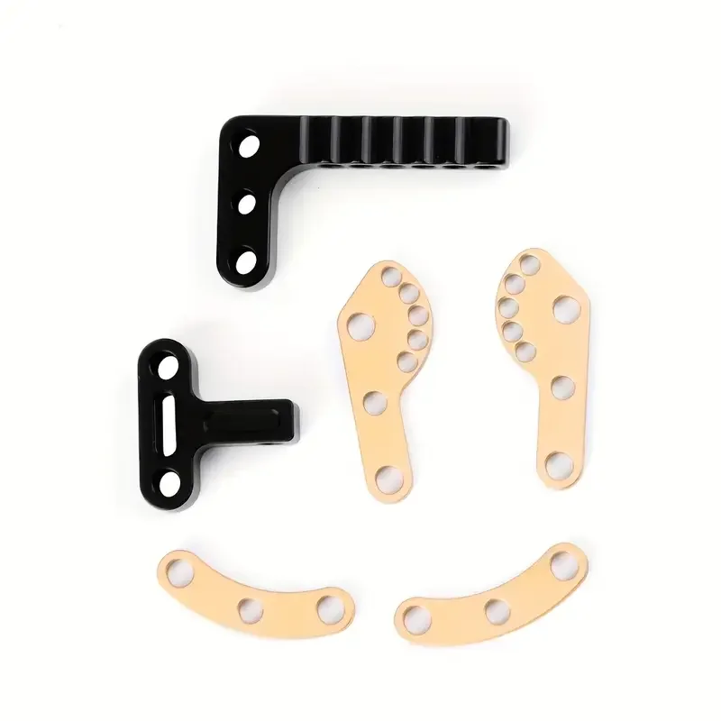 Gancho de remolque de metal para coche trepador de control remoto 1/8 1/10, gancho Rogue ajustable, compatible con TRX4/6, SCX10, D90, D110, MK07, tanque 300, Heavy Du