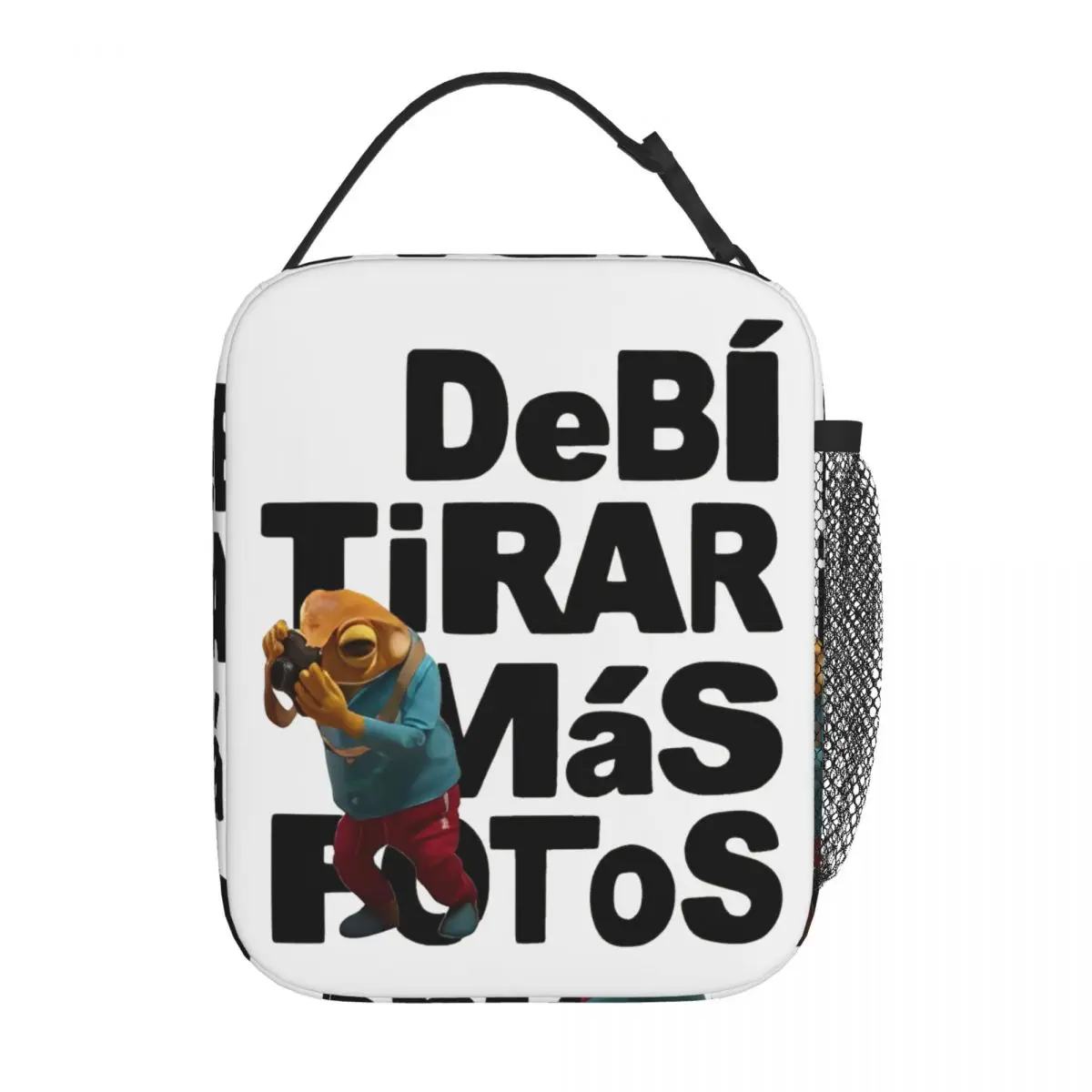 

Music DTMF Insulated Lunch Bag Thermal Bag Lunch Container Bad Bunny Leakproof Tote Lunch Box Food Storage Bags School Outdoor