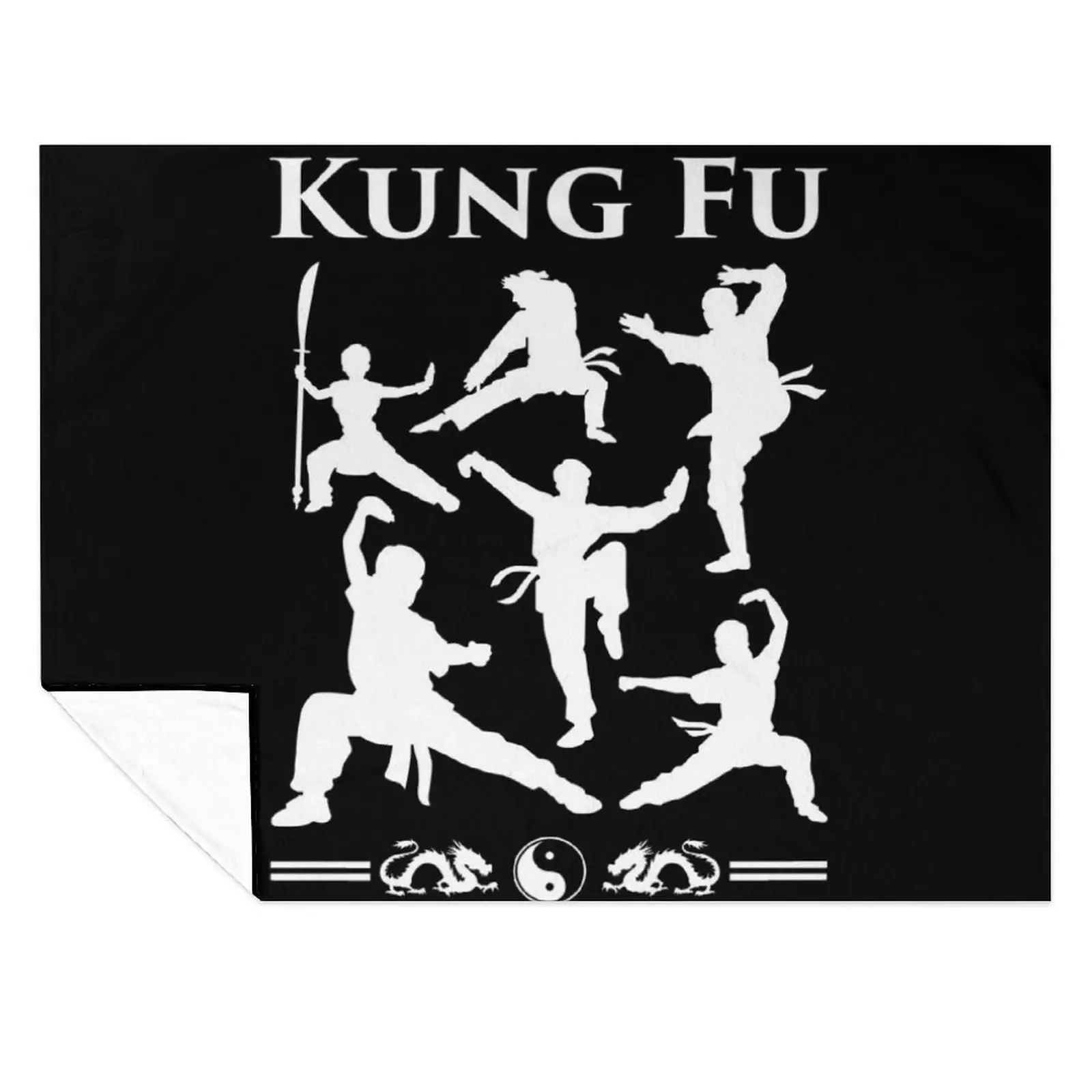 

Kung Fu Throw Blanket valentine gift ideas Sofas Soft Plush Plaid Weighted Blankets