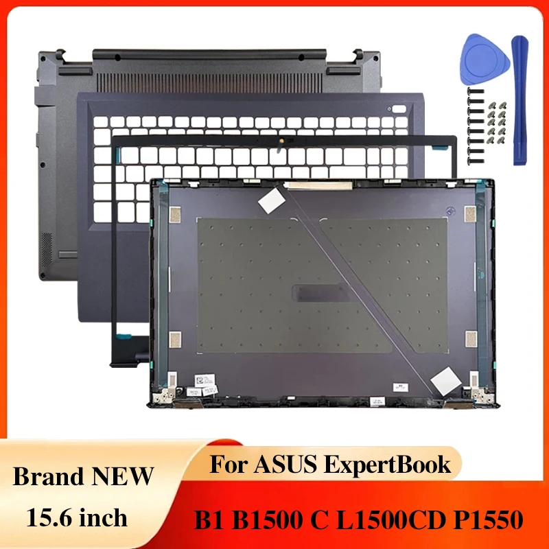 

For ASUS ExpertBook B1 B1500 C L1500CD P1550 Laptop Case Notebook LCD Back Cover Front Frame Hinges Palmrest Bottom Accessories