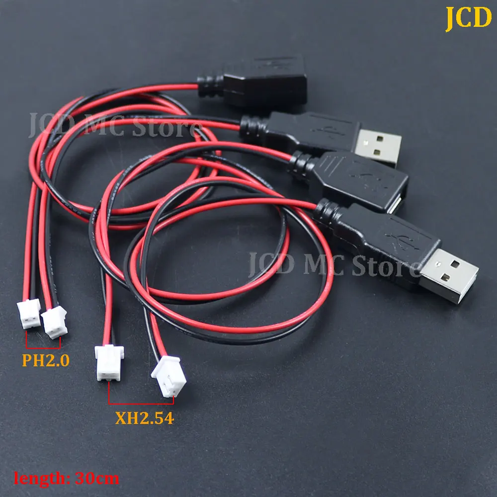 

Разъем USB Type-A (штекер/гнездо) с 2-жильным кабелем питания и терминалами XH2.54/PH2.0-2P, DIY-набор