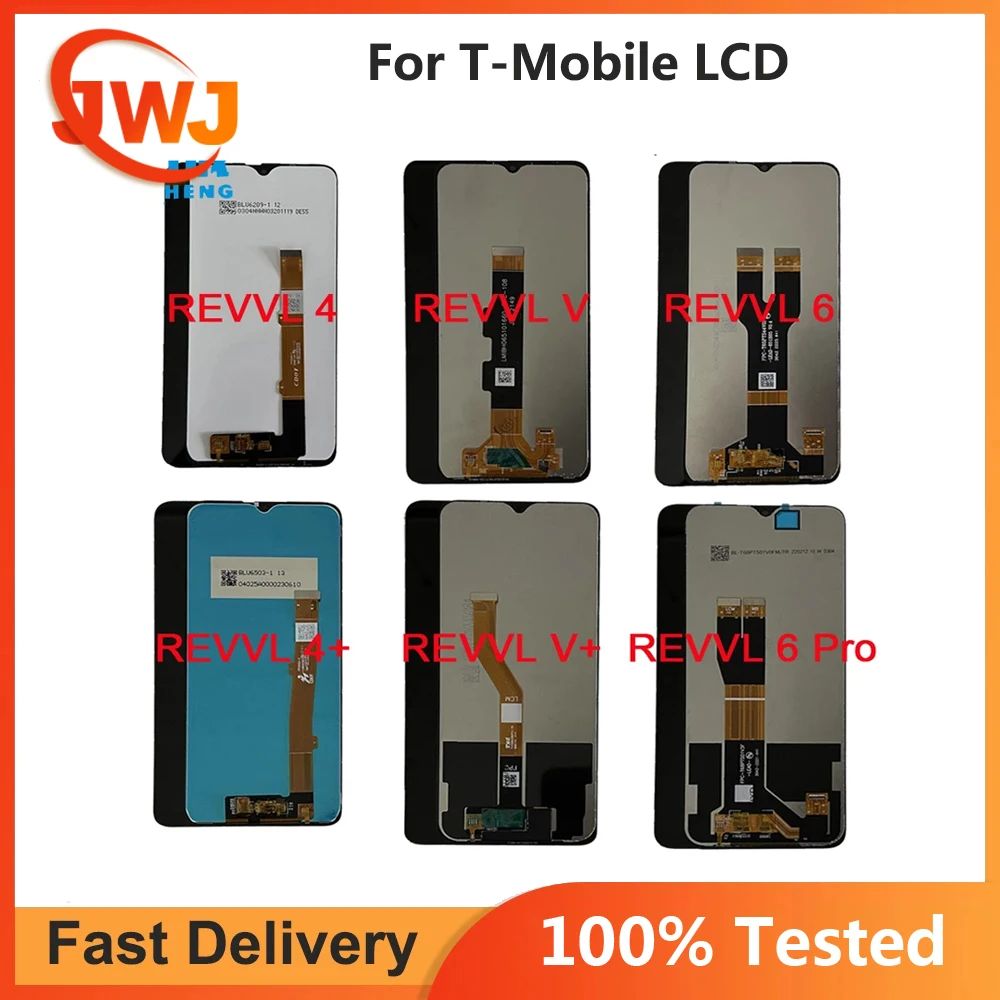 

For T-Mobile Revvl 6 Pro 5G LCD TMAF035G Display Screen Digitizer T Phone LCD For REVVL4 4+ REVVL V Plus Revvl V REVVL 5G LCD