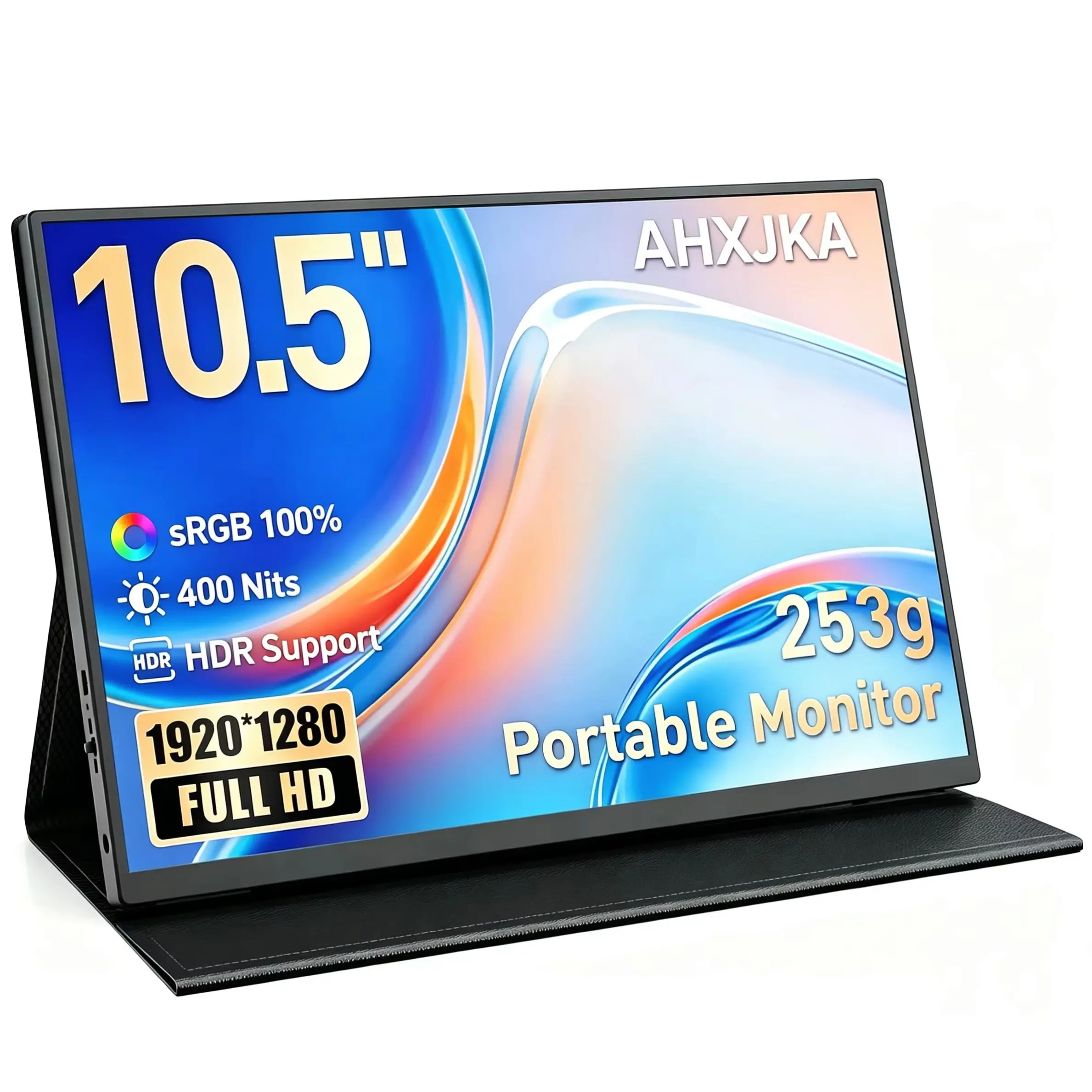 10.5 Inch 1920*1280P FHD Portable Monitor 3:2 IPS 100%sRGB With Type-C Mini HDMI for Laptop Phone TV XBox Mac PS4/5 Switch