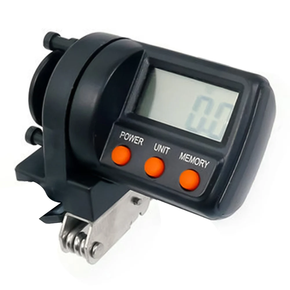 

Adjustable Digital Display Fishing Line Counter, Rotatable Screen, Fits Rods under 25mm Diameter, Battery Powered