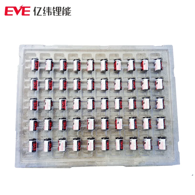 EVE ER14250 3.6V 1/2AA No Rechargeable Primary Lithium Battery For PLC Servo Sbsolute Value Encoder Temperature Controller Probe