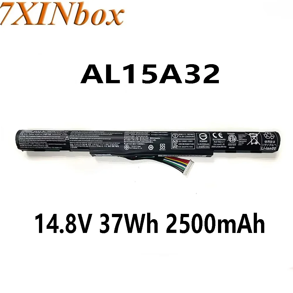 7XINbox AL15A32 14.8V 2500mAh 37Wh Laptop Battery For Acer Aspire E5-473G E5-573G E5-573 E5-553G E5-722 E5-532T E5-522G