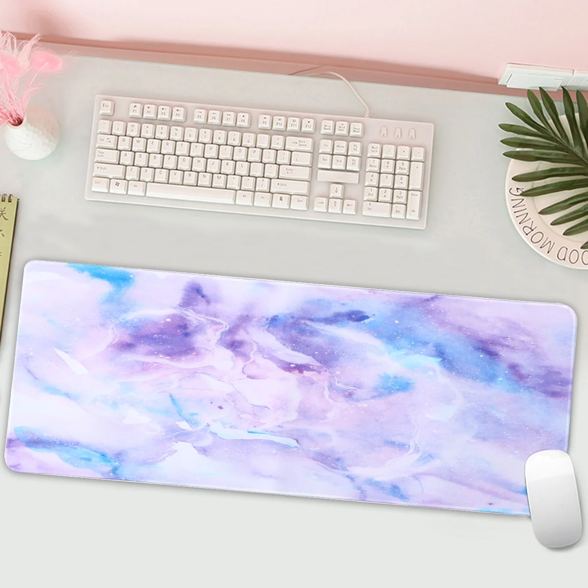 

Мраморный коврик для мыши с принтом на поверхности, нескользящее резиновое дно, игровой офисный коврик для мыши, большой нескользящий коврик для мыши