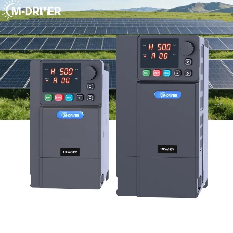 15KW PV Series Variable Frequency Drivers Three Phase 380v Solar VFD Inverter MPPT Charge Controller for Solar Pumps