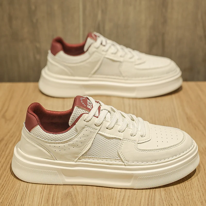 

2025 Men's New Autumn White Sneakers - Breathable Casual Shoes, Couple Style, Trendy & Best Selling