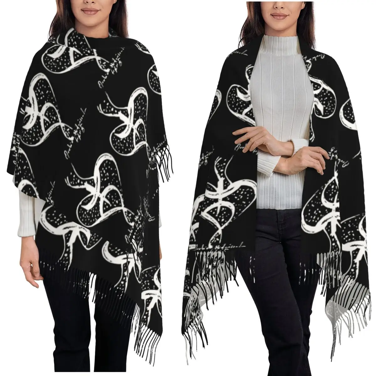 

Amazigh Foutha Kabyle Mediterranean Berber Jewel Scarf Tassel Scarves Women Warm Shawls and Wraps Large Fall Winter Shawl Wrap