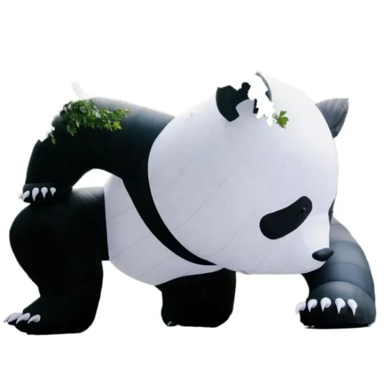 Easily set up inflatable Christmas decoration outdoor holiday decoration outdoor yard lawn Christmas party 3D puppy/panda