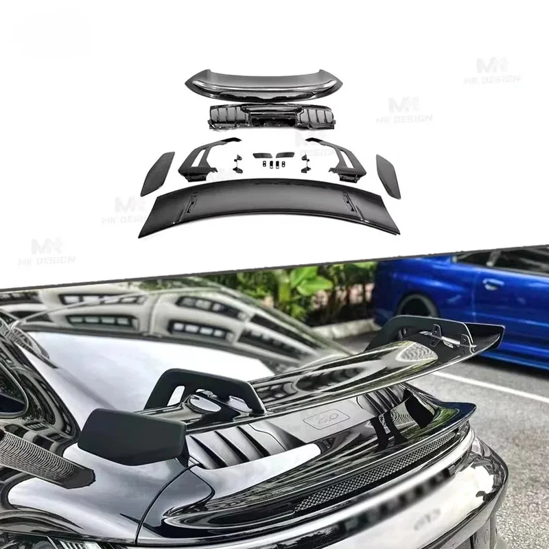 

Dry Carbon Fiber GT3 Style 992 Rear Wing Spoiler for Carrera 911 992 Tail Trunk Spoiler Rear Boot Lip Body Kits