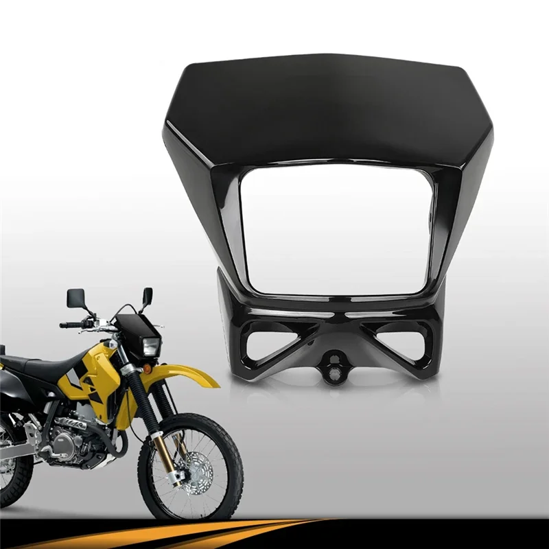 Cubierta de faro compatible con motocicleta SUZUKI DR-Z400S DRZ400SM DR200S DR650SE 51811-29F50-019