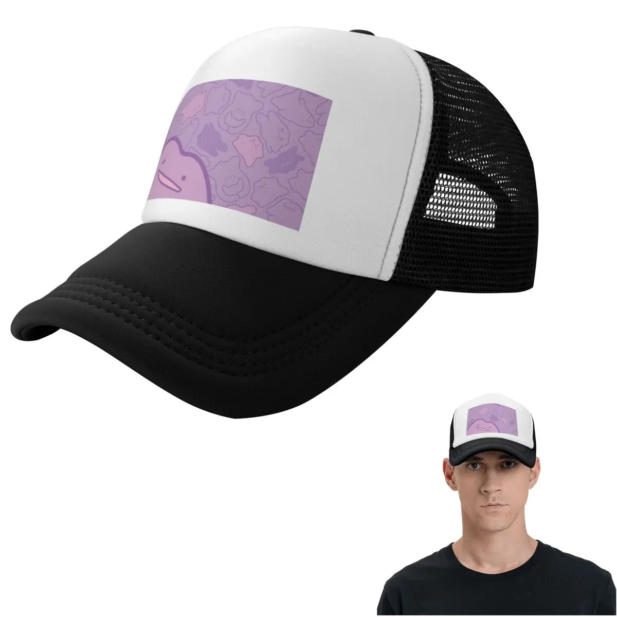 Ditto Face Ditto Fy Anything 16 Cap Casual Mesh Baseball Caps Adjustable Hat Hip Hop Summer Unisex Baseball Hats