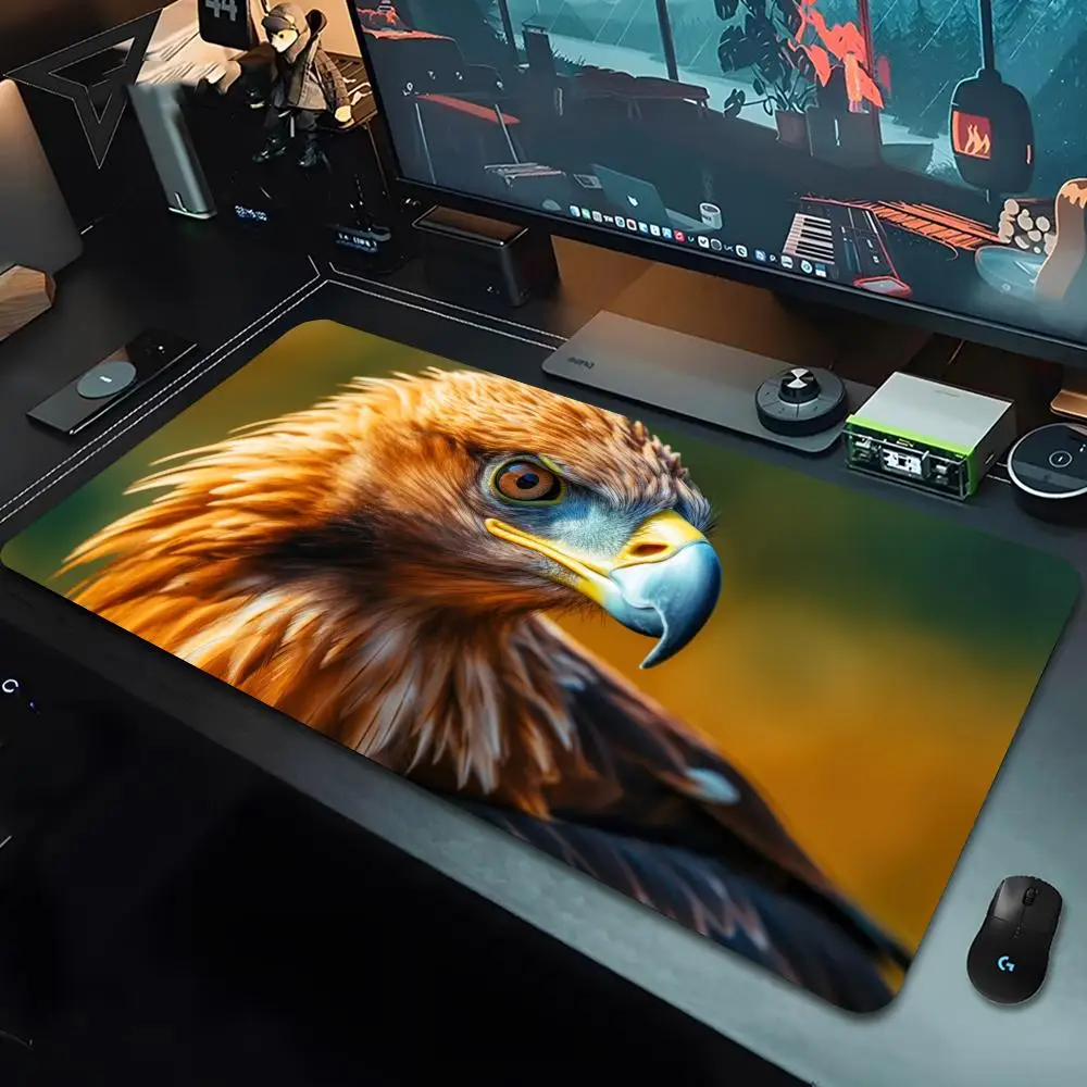 Animals Eagle Mouse Pad Super Value 80x40cm XL Lockedge Office Computer Desk Mat Table Keyboard Big Mouse Pad