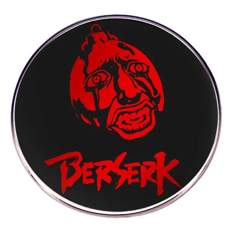 Berserk guts broche infantil crachá anime personagem menino roupas decoração pino liga de metal acessório presentes de aniversário