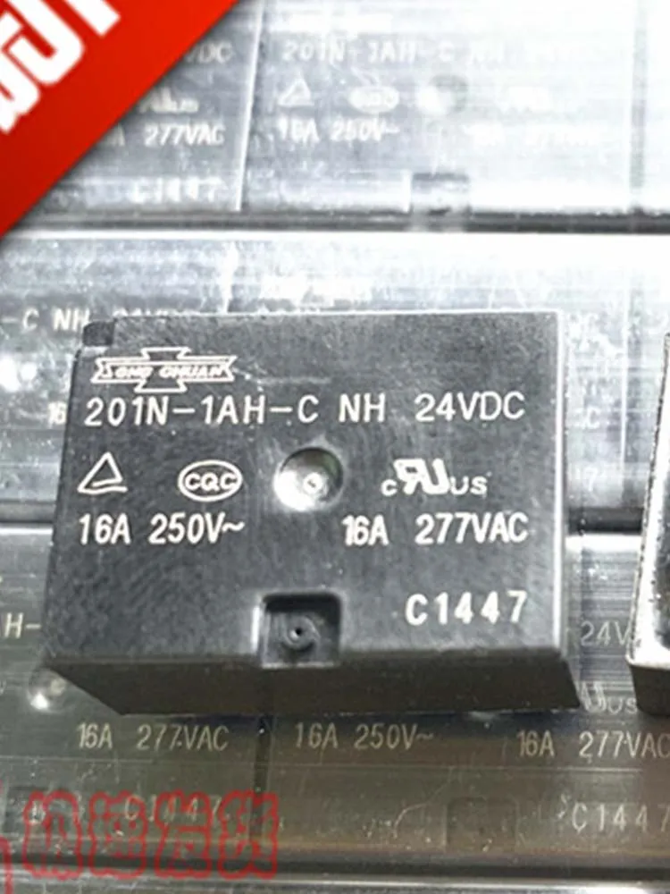 5 PCS 24V Relay 201N-1AH-C NH 24VDC 16A