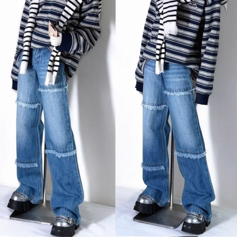 

BJD Doll Clothes For ID75 Doll Uncle Size Dolls Fashion Blue Jeans Denim Pants Dolls Clothing Accessories(No Doll)