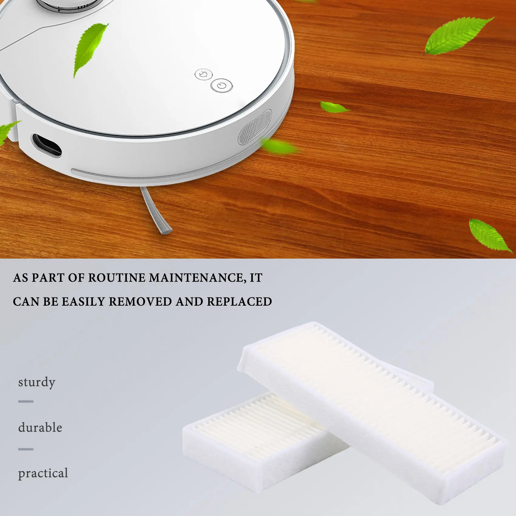 A66T 10 шт. фильтр для робота-пылесоса HEPA-фильтр для Conga Serie 950 аксессуары для робота-пылесоса