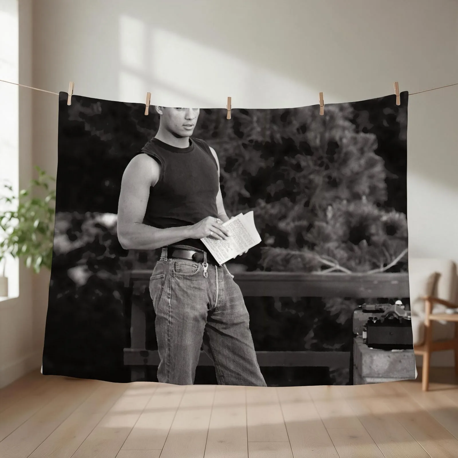 Nick Kamen Throw Blanket couch cozy soft plush fuzzy picnic outdoor blanket